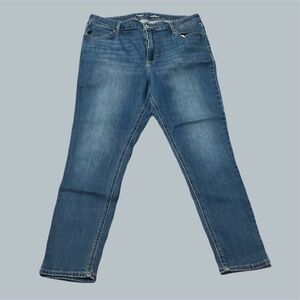 old navy Women's high rise super skinny size 14 medium wash jeans pants